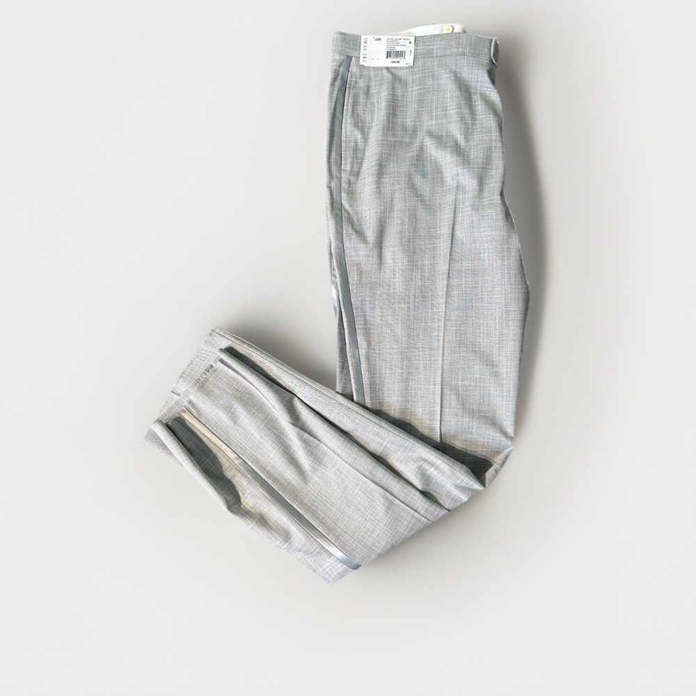 Tre Vero Modern Fit Flat Front Tuxedo  Performance Dress ulnhemmed‎  Pants 44R